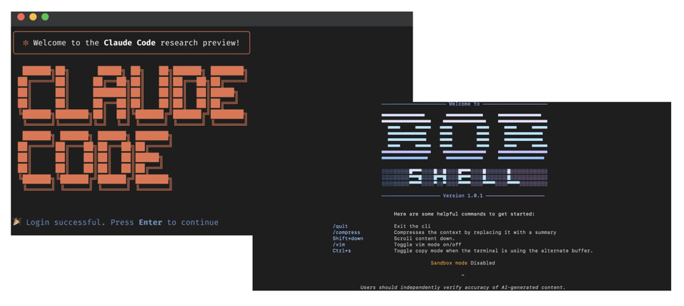 different coding assistants